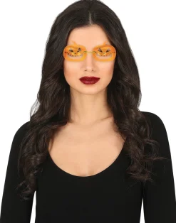 Halloween bril pompoen