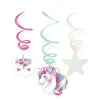 Hangdecoratie Spiraal Unicorn Dreams 6st