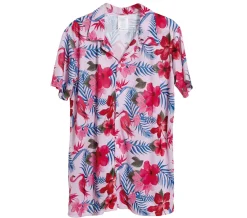 Hawaii flamingo blouse roze