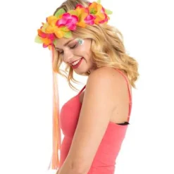 Hawaii Haarband Oranje Luxe