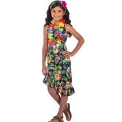 Hawaii zomer jurkje kids