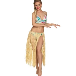 Hawaïrokje Raffia naturel 80cm