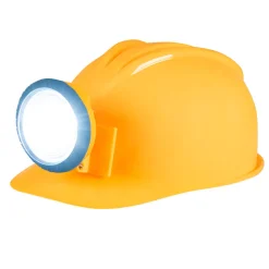 Helm bouwvakker met licht