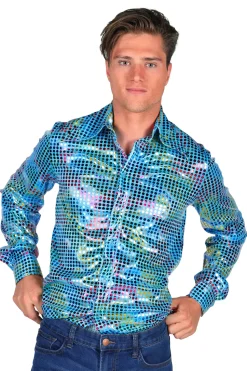Herenblouse Disco glamour