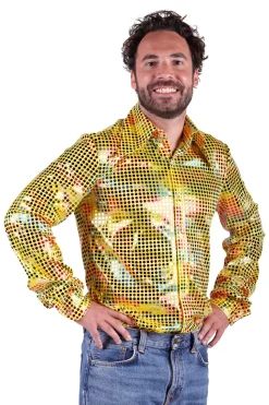 Herenblouse Disco glamour