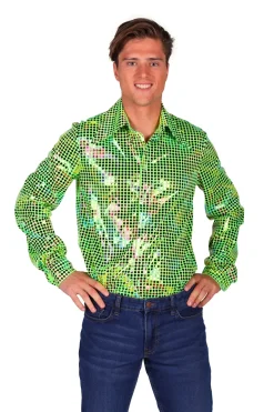 Herenblouse Disco glamour