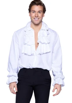 Heren Ruches Blouse - Barok & Piraat