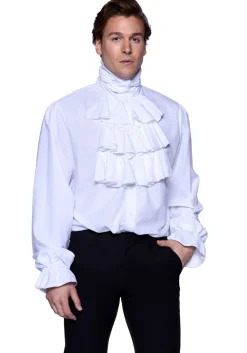 Heren Ruches Blouse - Barok & Piraat