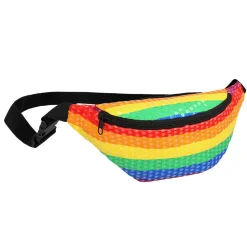 Heuptasje Sequins regenboog