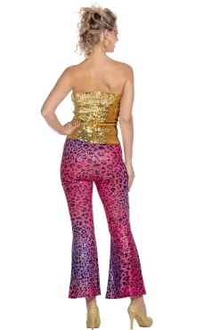 Hippiebroek panter sparkle