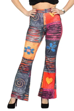 Hippiebroek Patchwork Dames