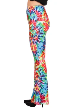 Hippiebroek Tye Dye Peace Dames