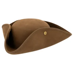 Hoed Piraat Charles Leatherlook bruin