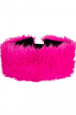 Hoofdband bont neon kleur