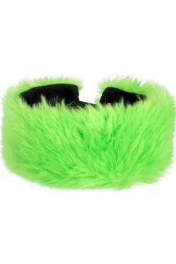 Hoofdband bont neon kleur