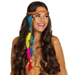 Hoofdband Hippie veren