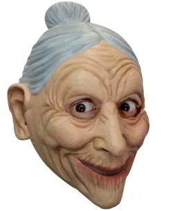 Hoofdmasker Grappige Oude Vrouw