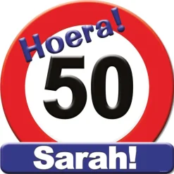 Huldeschild - 50 jaar Sarah