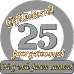 Huldeschild - Special - 25jr getrouwd