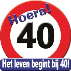 Huldeschild verkeersbord Leeftijd 50cm