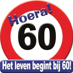Huldeschild verkeersbord Leeftijd 50cm