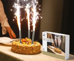 Ijsfontijn zilver 45s - voordeelpak 36st