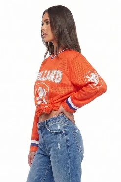 Ijshockey Shirt Holland Oranje