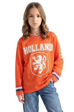 Ijshockey Shirt Holland Oranje voor kinderen