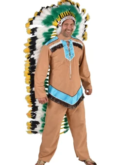 Indiaankostuum Apache heren