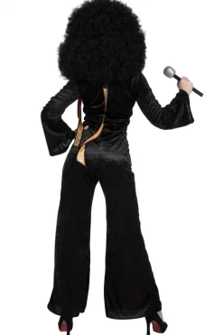 Jaren 80 Disco Catsuit Gestreept