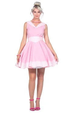 Jurk Barbie Babe roze