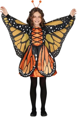 Jurk Orange Butterfly Girl