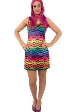 Jurk tijger regenboog