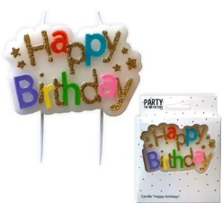 Kaars Happy Birthday