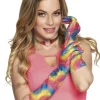 Kanten handschoenen elleboog Regenboog