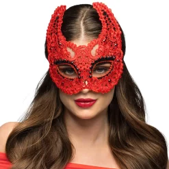 Kanten oogmasker Duivel