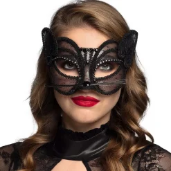 Kanten oogmasker Kat