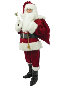 Kerstmankostuum Deluxe compleet