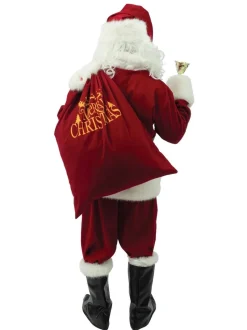 Kerstmankostuum Deluxe compleet