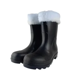 Kerstman laarzen met bont