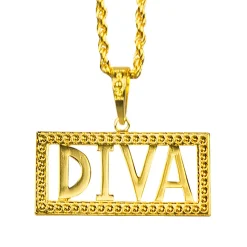 Ketting Diva goud