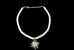 Ketting parels edelweiss