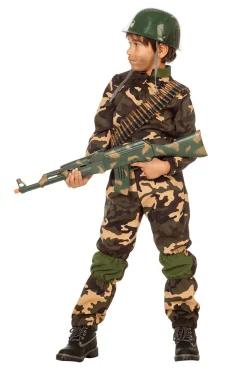Kinderkostuum Militair camouflage