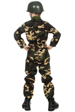 Kinderkostuum Militair camouflage