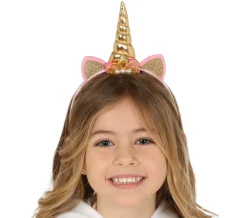 Kinder tiara unicorn gold