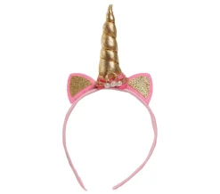 Kinder tiara unicorn gold