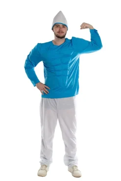 Kostuum Gespierde Smurf