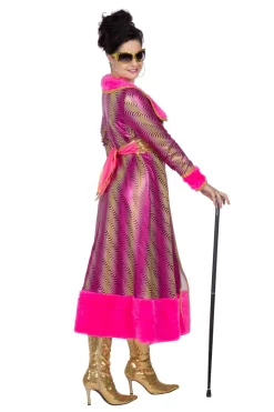 Lange damesjas Pink madam
