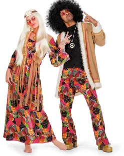 Lange Hippie Jurk met Franjes