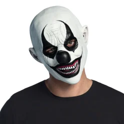 Latex hoofdmasker Evil clown